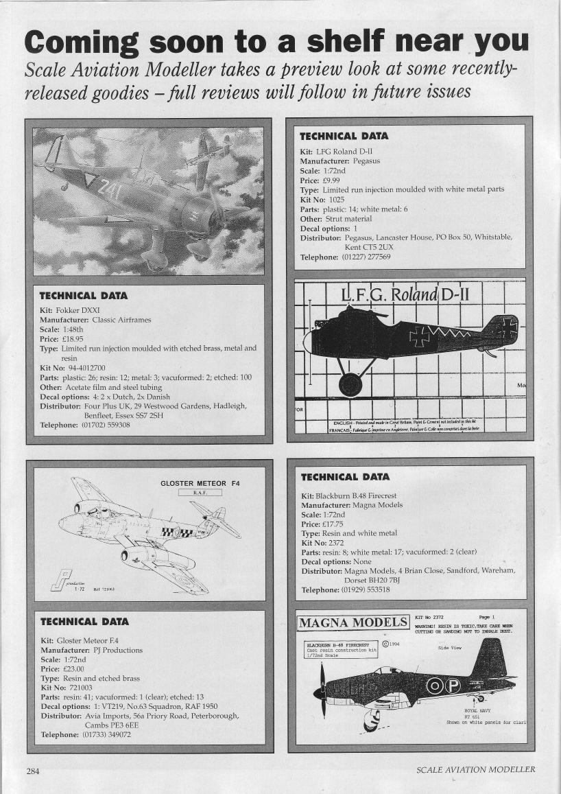 Scale Aviation Modeller International 1995-06